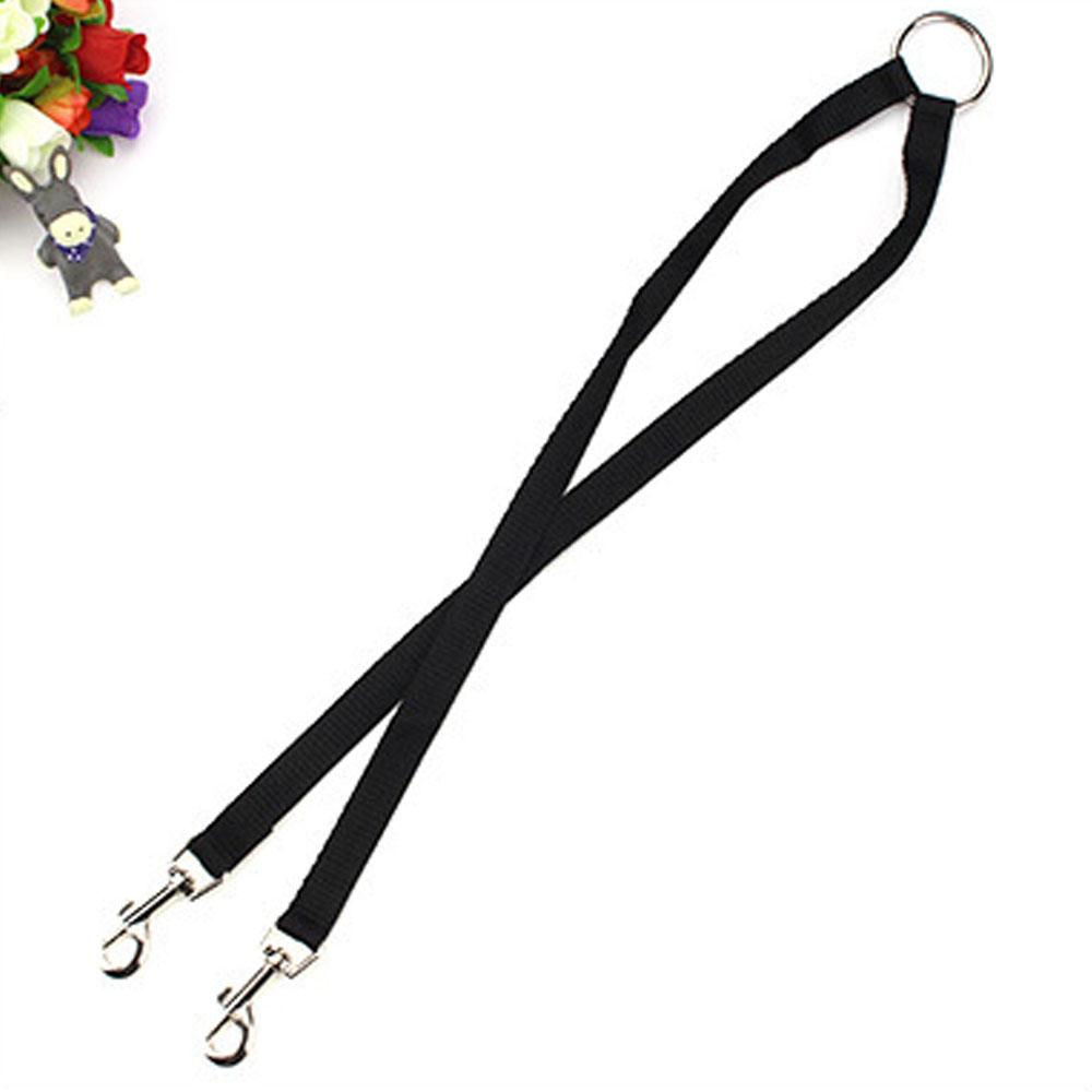 New Double Head Leash Double Dog Pet Adjustable Leash Nylon All Seasons Puppy for Harnesses Leads Pet Towing Rope Convenient