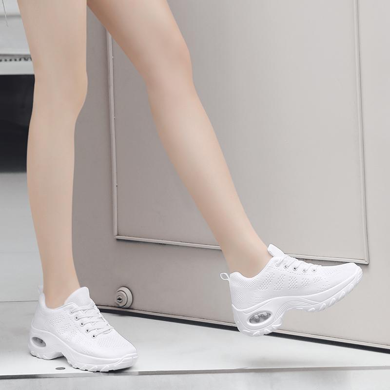 Plus Size 42 Women's Shoes Casual Sports Shoes With Increased Air Cushion Track Running Outdoor Light Weight Platform Ladies Sne