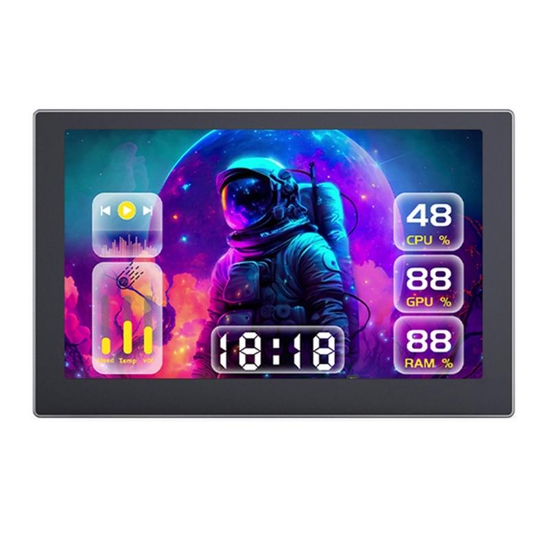 5palcový IPS typ C sekundární obrazovka počítače LCD monitory Displej Dynamický displej Podpora obrazovky Vertikální 800x480