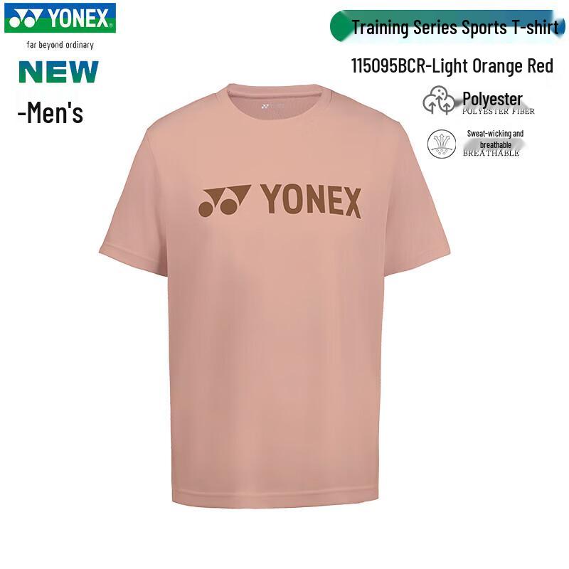 

YONEX Men s Quick-Dry Badminton T-Shirt 115095BCR L