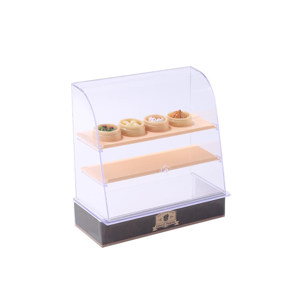 Model Dollhouse Cake Case 1:12 Scale Mini Food  Bread Stand Miniature Bakery Case  Food Model