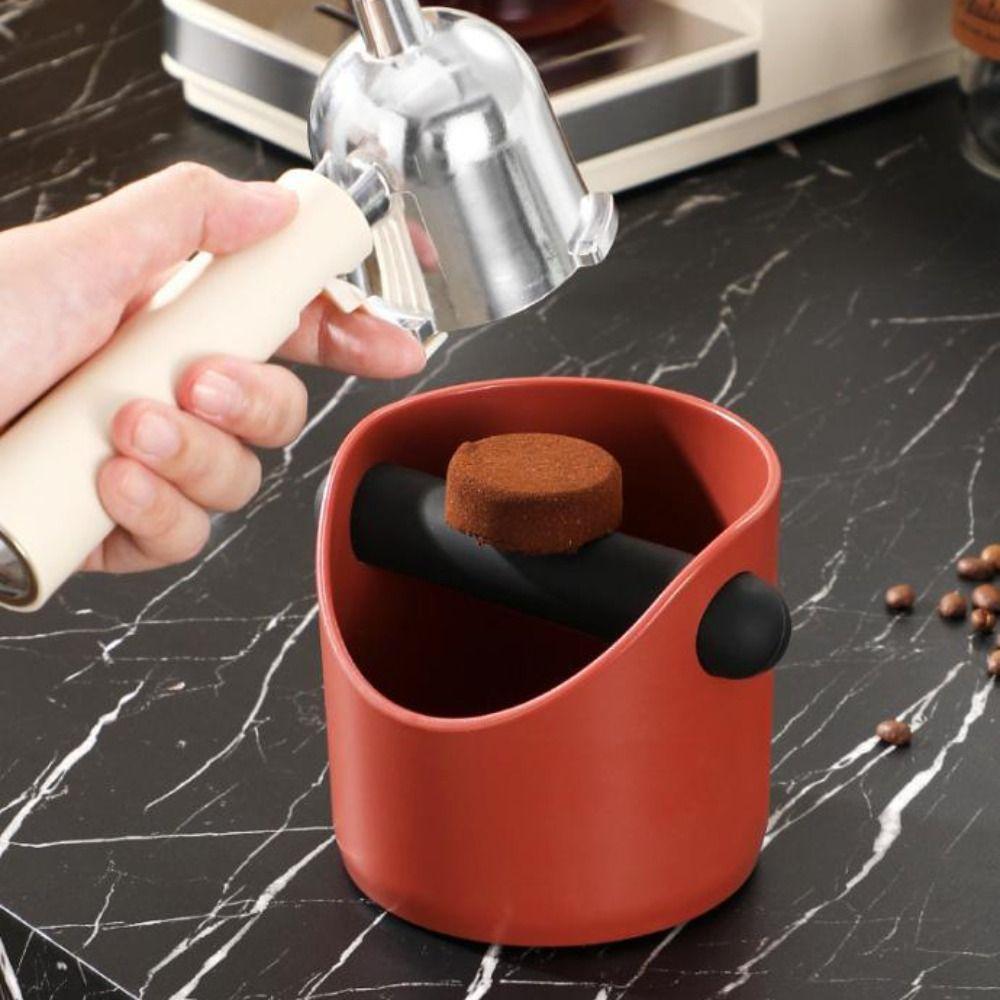 Splash-proof Espresso Knock Box 500ml Espresso Dump Bin Knocking Slag Container  Coffee Utensils