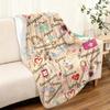 1Pc  Personalized Nurse Gift Blanket Custom Medical Nursing Themed Flannel Throw Blanket For Healthcare Workers Rn Lpn