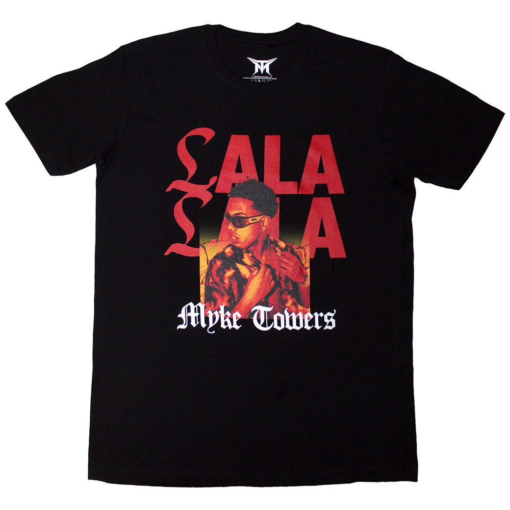 Myke Towers TShirt Lala Black OFFICIAL NEW XL