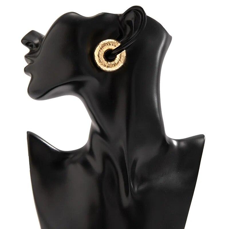 Punk Thick Ear Clip for Women Without Piercing Geometric Clip Earrings Simple Ear CuffJewelry  Personality Jewelry Metal Accessories