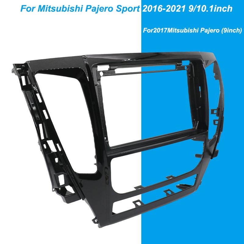 For Mitsubishi Pajero Sport 2016-2021 Fitting Panel Kit Adapter Android Radio Dashboard Car Frame Fascia 9/10.1 Inch