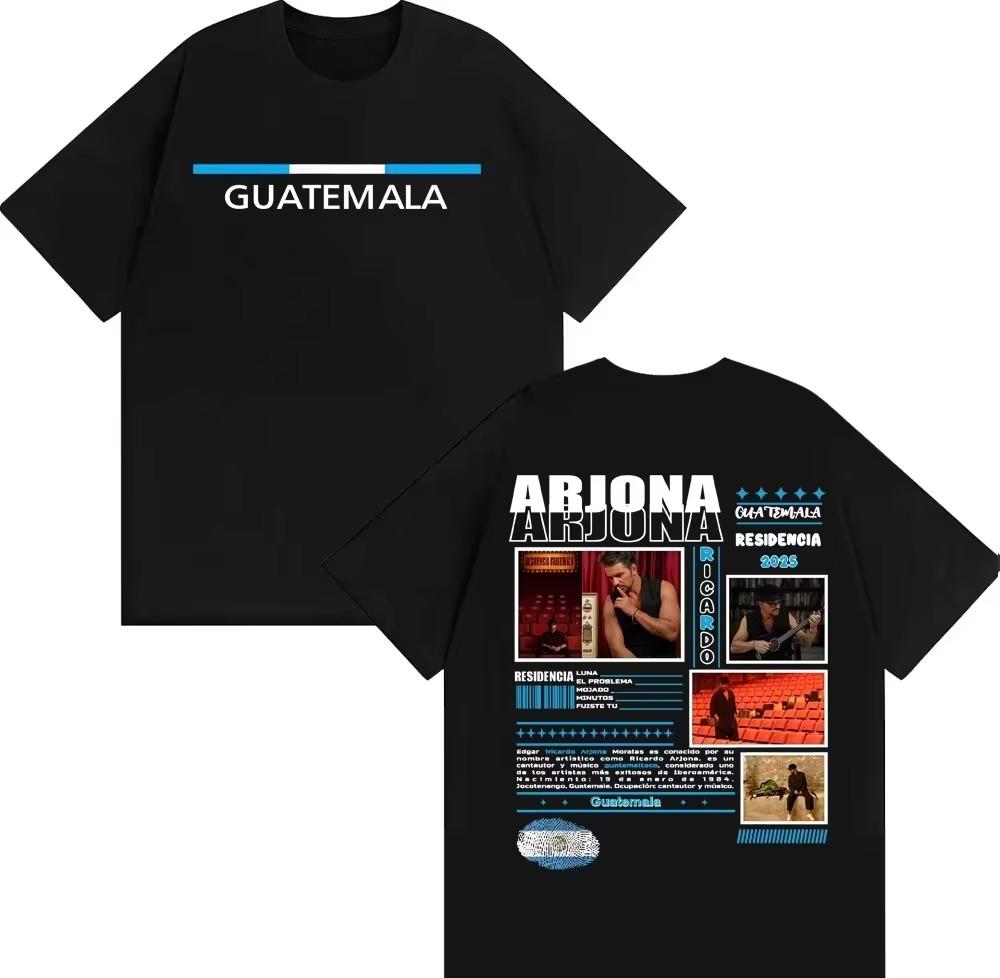 

Ricardo Arjona Residencia 2026 Tour Graphic T Shirt Men Women Fashion Hip Hop Vintage T-shirts Cozy Cotton Short-sleeved top ... S разноцветный