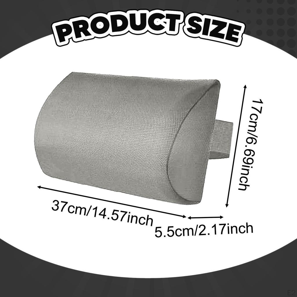 Lounge Chair Pillow recliner Head Pillow,Portable Removable Cover,Ergonomic with Strap Headrest for