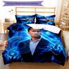 3pcs Charlie K-Kirk flag pattern bedding set duvet cover set includes duvet cover &pillowcases, perfect all season bedroom decoration & gift