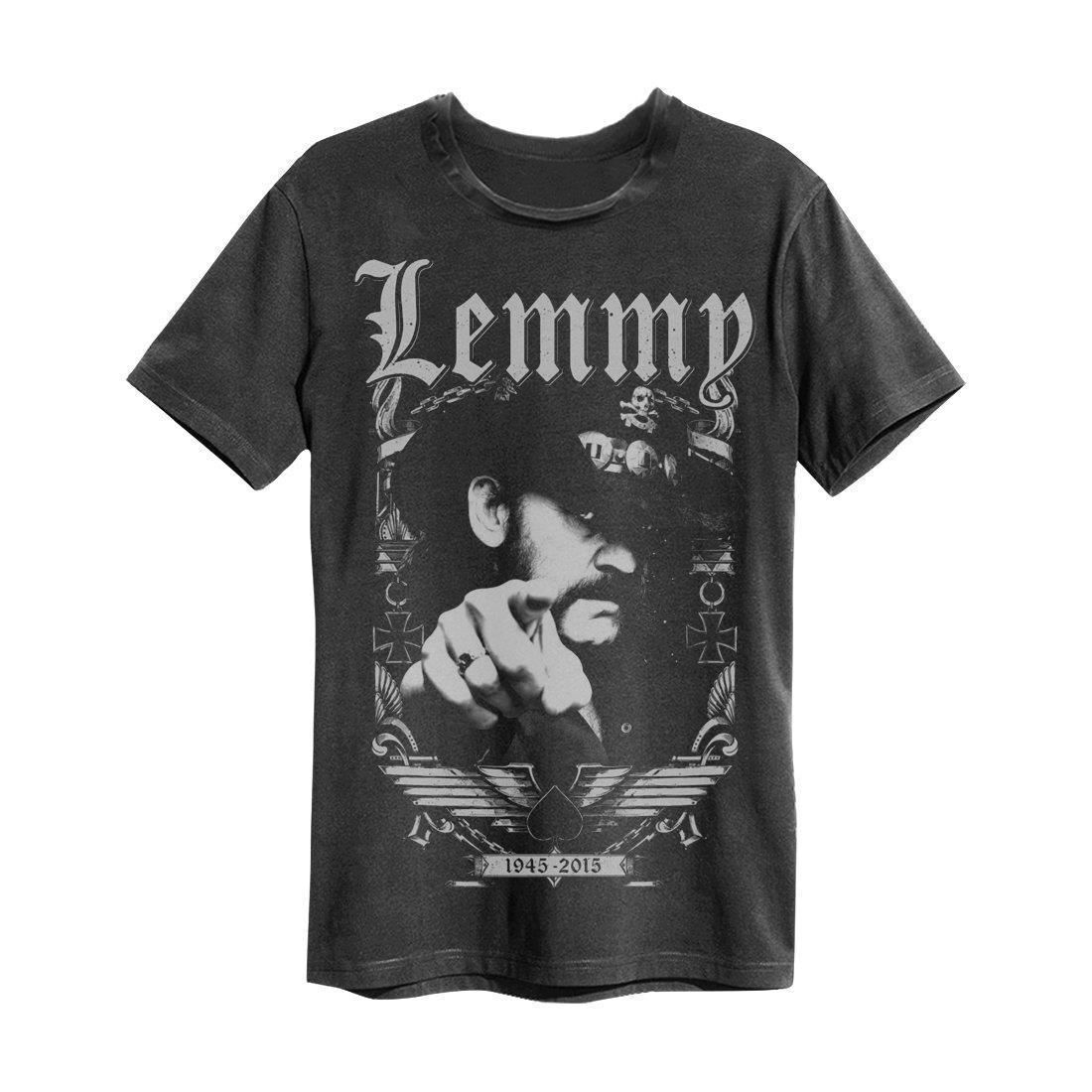 Amplified Motörhead Lemmy Official Merchandise T-Shirt Dark Grey XXXXL