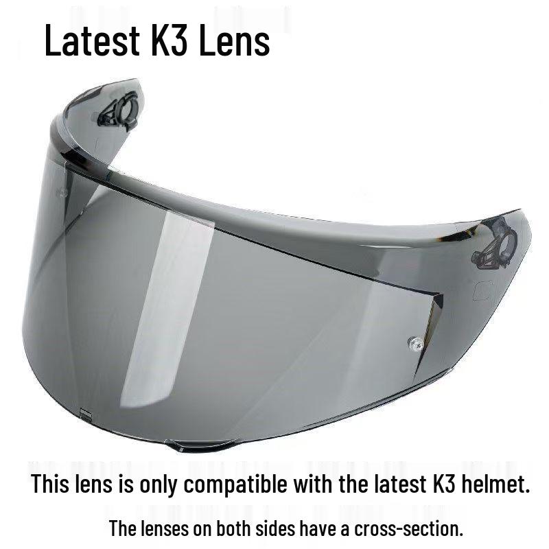 K3 K4 Motorcycle Helmet Lens: Electroplated Day & Night Mirror Accessory for Full Helmets