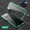 Metal Double Sided Glass Snap Lock Phone Case for XIAOMI Redmi Note 11S Note 11T Note 11 Pro Plus 5G 360 Full Protection Cover