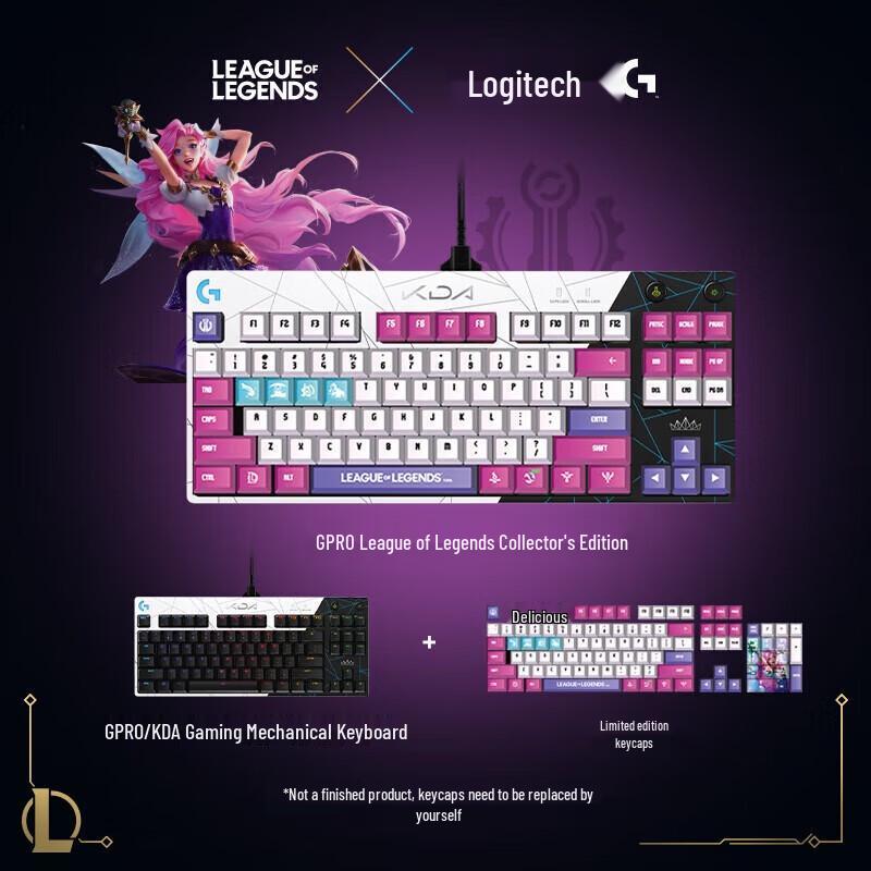 

Logitech G PRO X KDA Limited Edition RGB Gaming Keyboard