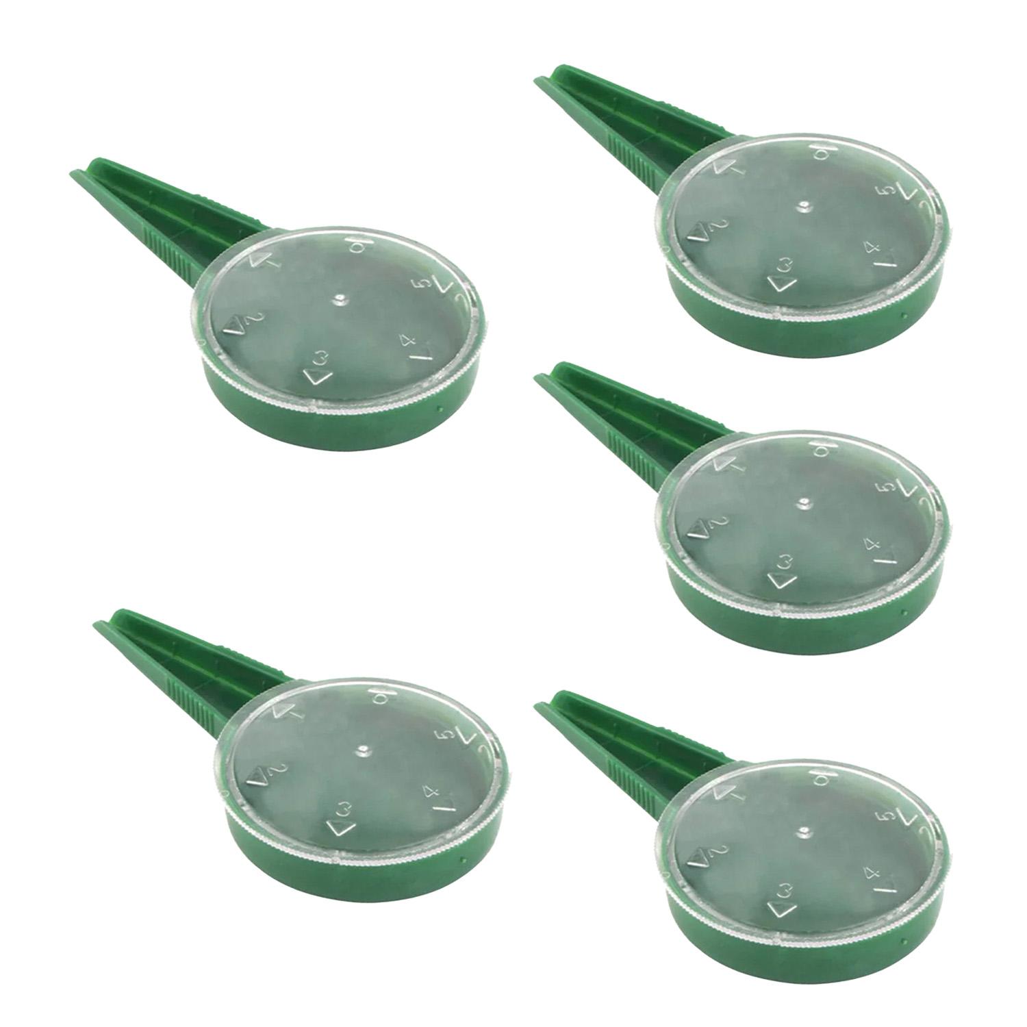 Manual Garden Seeder, 5-Level Adjustable Seed Dispenser for Flowers, Herbs and Vegetables, 5 pieces