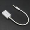 3.5mm AUX Stereo Plugs to USB Converter Aux Cable Cord For Car MP3 Speaker