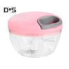 500/900ml Mini Garlic Chopper Clear Useful Spices Meat Garlic Chopper