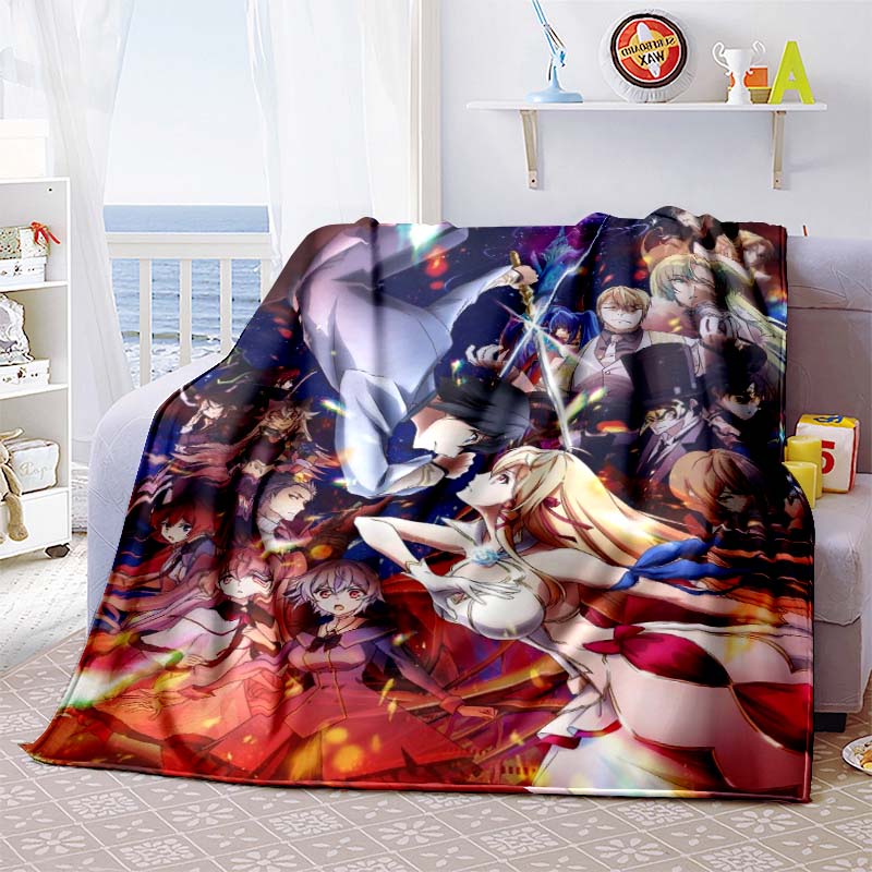 Die 3D-gedruckte "Sword Art Online" Flanelldecke ist warm, bequem und weich, geeignet für den Einsatz in Schlafzimmern, Betten, Sofas, 001