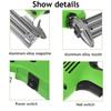 2 In 1 220V Electric Power Tools U-Shaped Straight 2000W Electric Straight+Staple Guns Framing Tacker Eletric Nails Gun