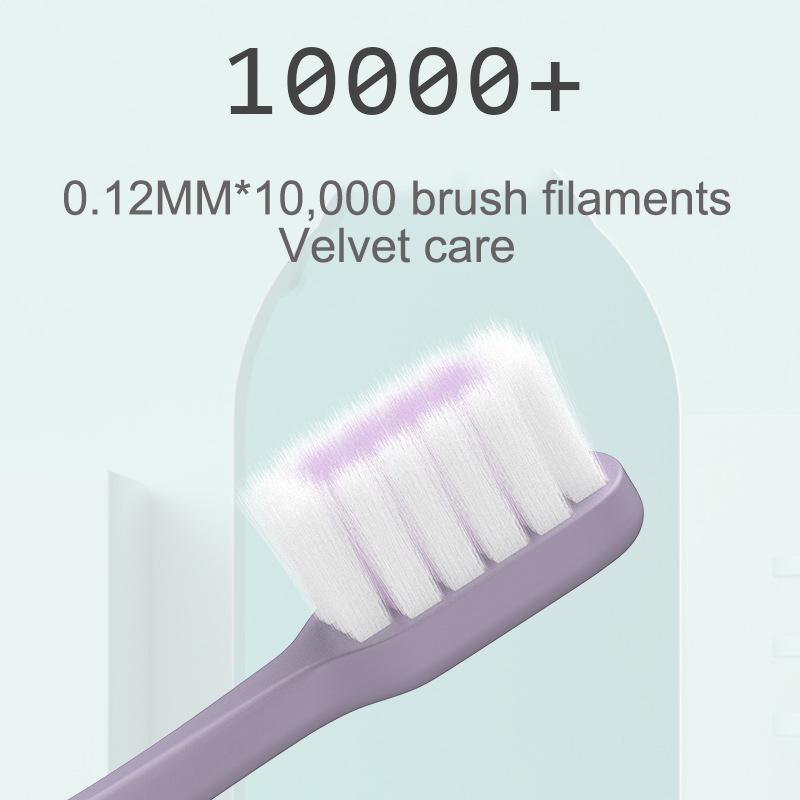 Double Head Toothbrush With Tongue Scraper Tongue Oral Cleaning Brush Reusable Fresh Breath Oral Hygiene Care Cleaning Tools