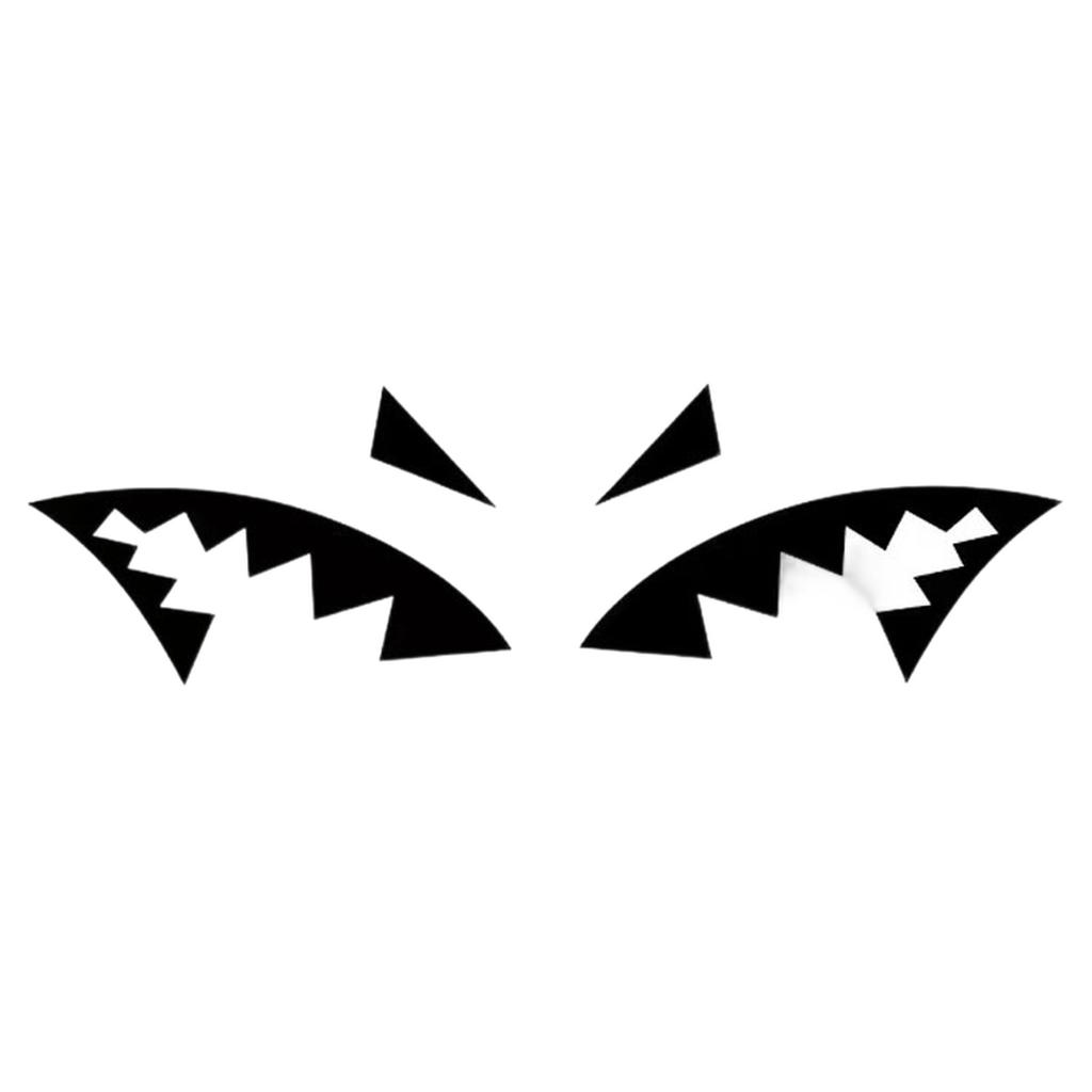 Car Antenna Mouth Styling Stickers Fashion Reflective Vinyl Decals Fin Antenna Decoration Sticker Accessories Tools