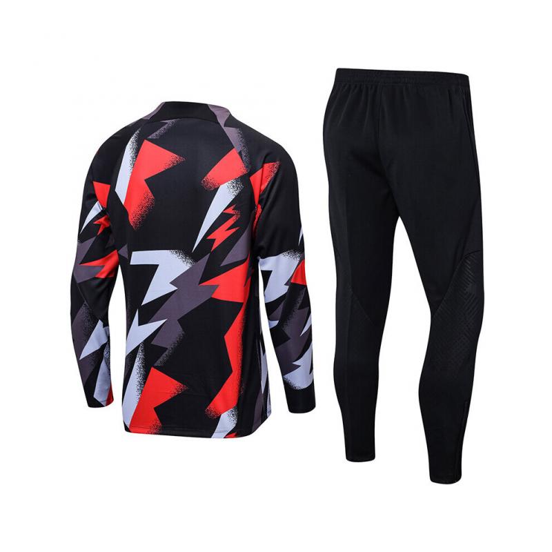 Paris Football Jersey Long Sleeve Training Suit 22/23 Season PSG Adult Kids Sportswear Set