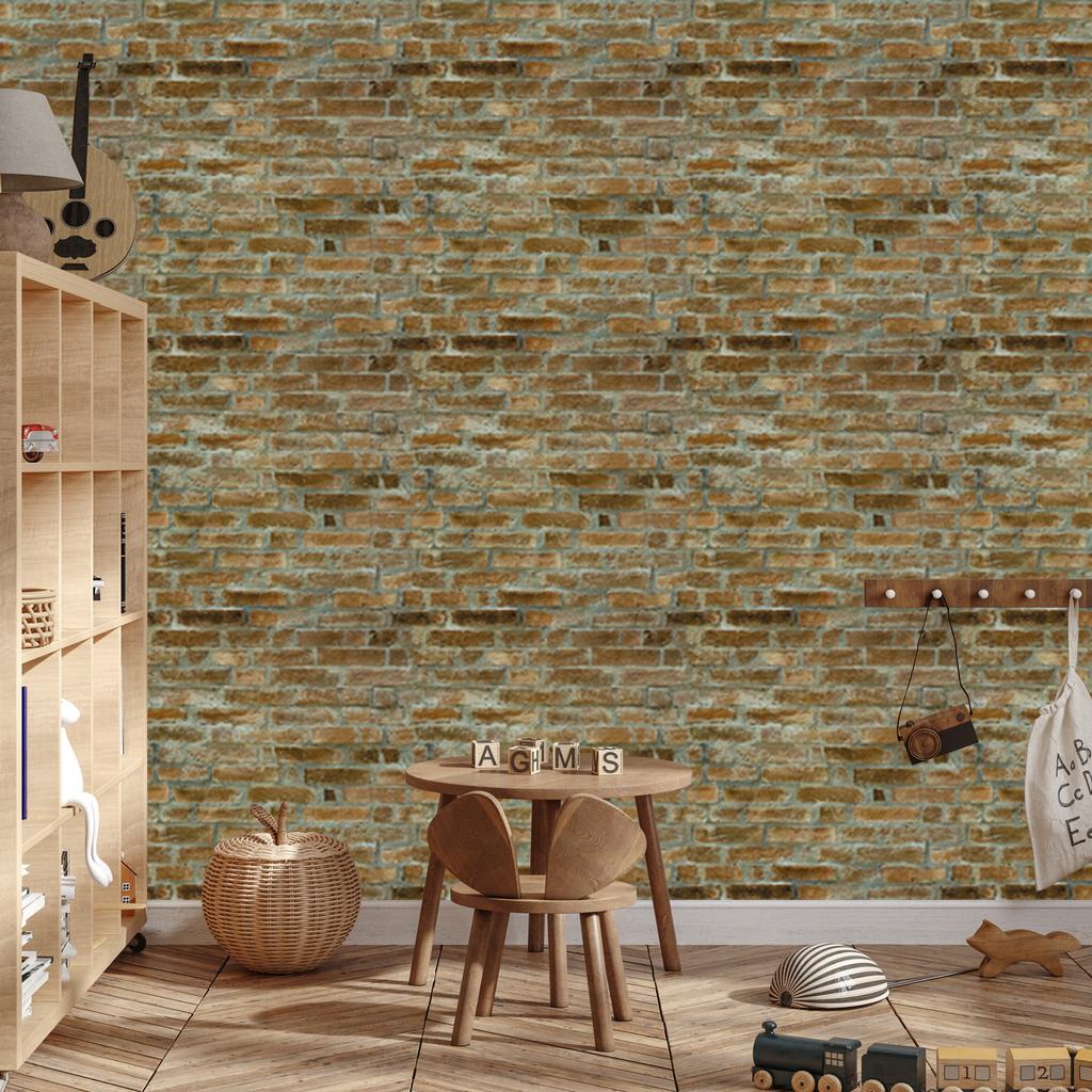 Brick Wall Wallpaper for Living Room and Bedroom 50x1000