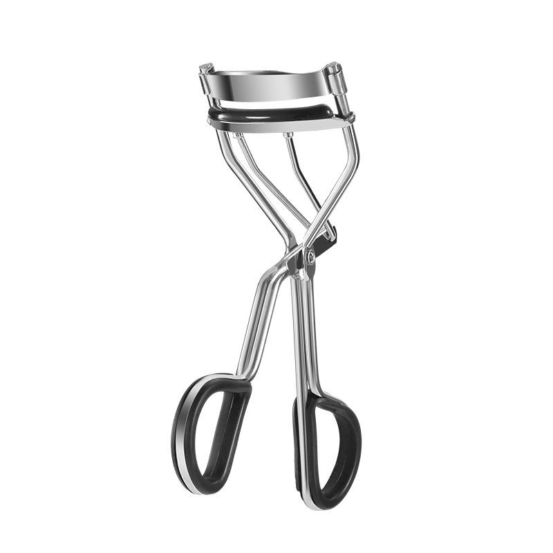 Stainless Steel Eyelash Curler - Natural Sunflower Design, No Pinch