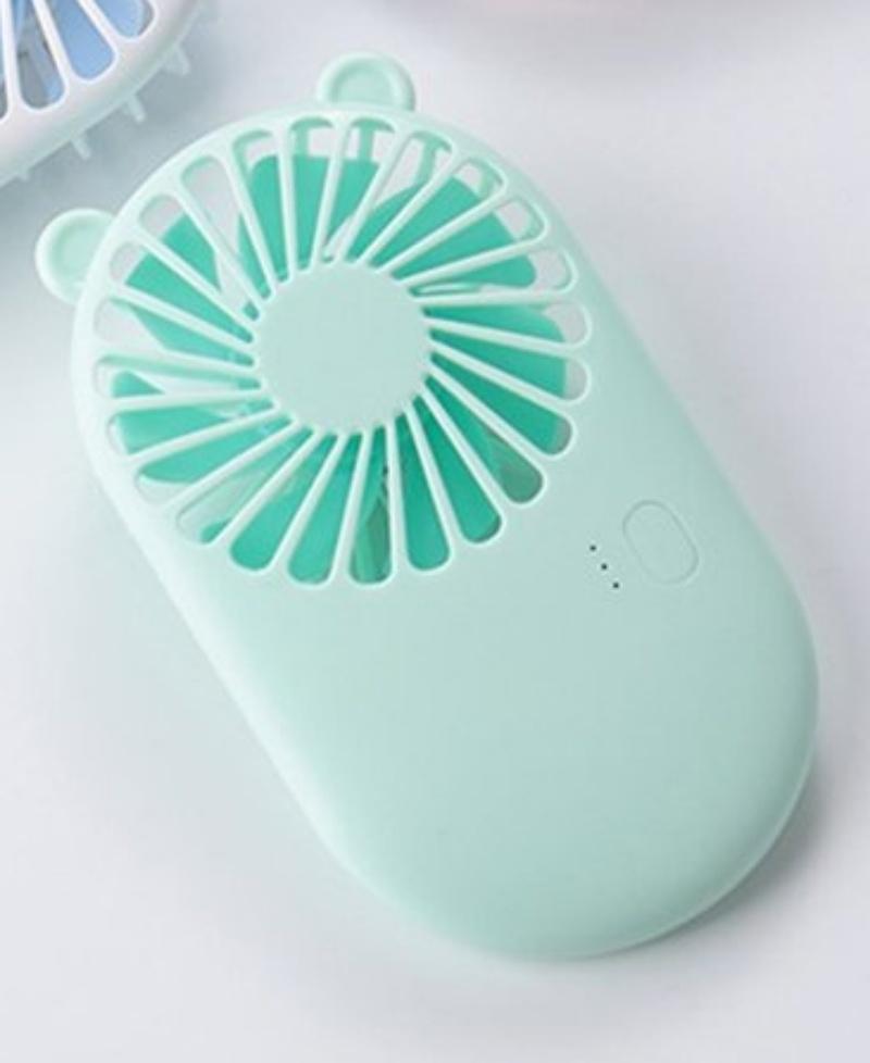Portable Mini Fan Handheld USB Chargeable Desktop Fans 3 Mode Adjustable Summer Cooler For Outdoor Travel Office