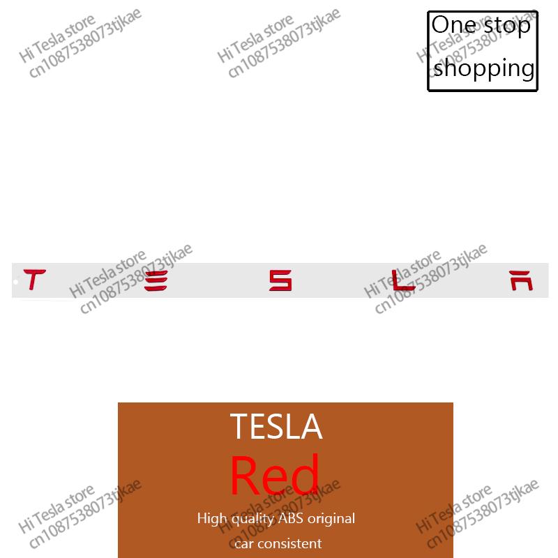 

ABS Car Trunk Badge Letter Sticker Decoration for Tesla Model 3 Model S X Y Roadster Auto Accessories Car Personalized Style