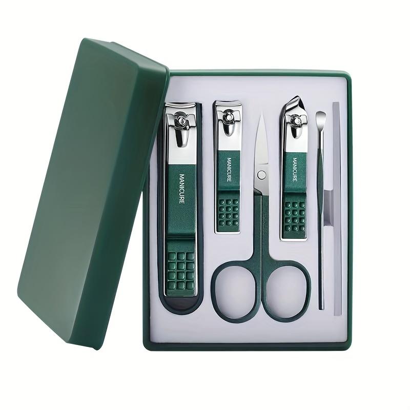 

Профессиональный набор для ухода за ногтями: Полный набор для маникюра и педикюра с портативной пластиковой коробкой, кусачками для ногтей, набором пилок для ногтей и многим другим