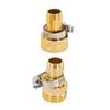 Garden Hose Metal Connector Kit for 34 Inch Hoses Rustproof Aluminum Mender