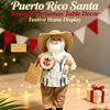 Christmas Shelf Accent Santa Figure for Entryway Table Use, Side Table Placement, and Indoor Seasonal Home Display for Holiday Shelf Use