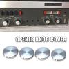 4Pcs Silver Color Aluminum Rotary Electronic Control Opener Knob Cover for REVOX A77 A76 A78 Switch Knob