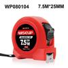 WISEUP High Precision Retractable 3/5/7.5/10 Meters Metric Steel Tape Measure Blade With Auto Lock Construction Carpentry Tools