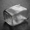 Japanese 300ml Square Hammer Glass Fair Mugs Tea Pitcher Heat Resistant Tea Cup Chahai Tea Divider Kung Fu Tea Set Accessories
