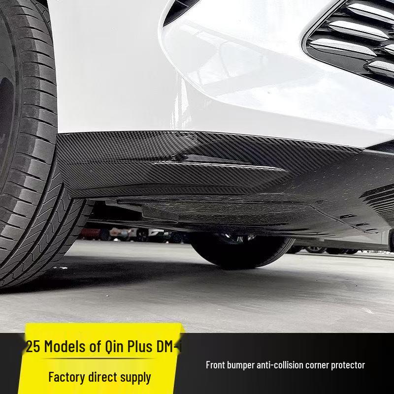 BYD Qin Plus DM-i Front Corner: Front Lip Anti-Collision Strip for 25 Models (Smart Driving Version)