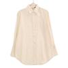AURALEE A24Stainless Steel04OS HARD TWIST FINX ORGANDY STRIPE SHIRT tops 0 beige stripeUsed