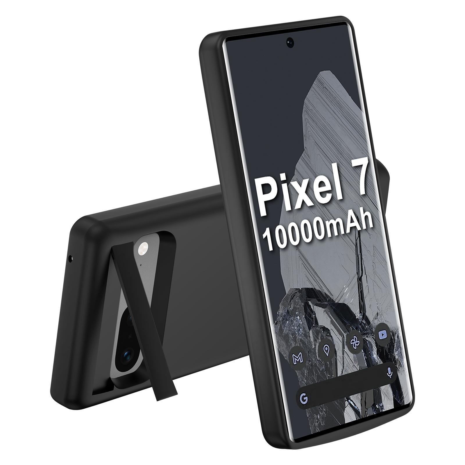 

TY-103 For Google Pixel 7 5G 10000mAh Phone Battery Case Soft TPU Edge Protection Cover with Kickstand A