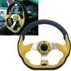 1pcs Universal 13" 320mm Racing Sports Car Steering Wheel with Horn Button Carbon Fiber