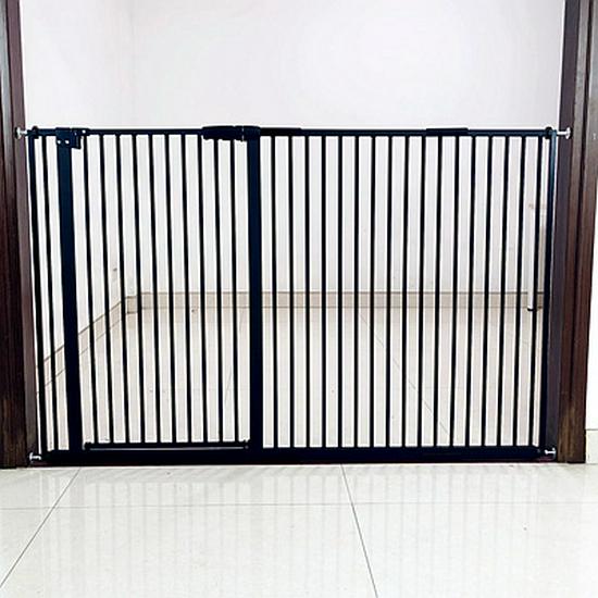 Child & Pet Door Guard: No-Punch Dog & Stairwell Fence Pole for Safe Isolation