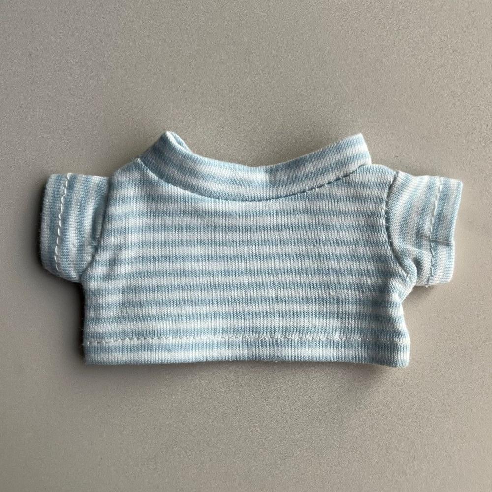 

Guinea Pig Clothes Striped Small Pets T-shirt Soft Breathable Elastic Shirt for 5.9-inch Hamster Chinchilla Anti-shedding Outfit синий