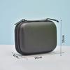 EVA Shockproof & Waterproof Storage Bag - Black, Portable Hard Drive & Cable Organizer with Earphone Compartment