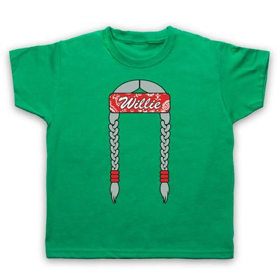 BANDANA WILLIE NELSON UNOFFICIAL FOLK COUNTRY ROCK KIDS CHILDS T-shirt