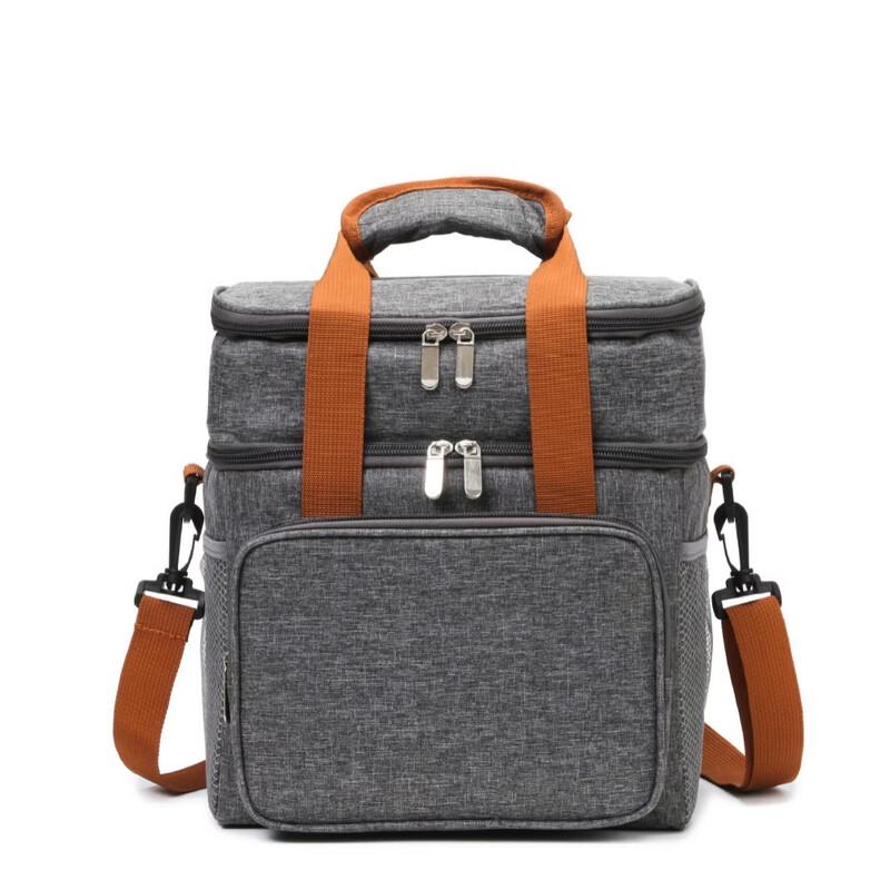 OLOEY Large Capacity Double-Layer Insulated Picnic Bag