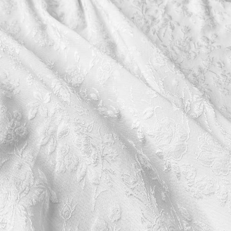 150x50/500cm Geprägter Jacquardstoff mit kleinen Rosen für Damenkleider, Prinzessinnenkleider, Handgefertigter DIY-Stoff TJ10065