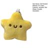 Doll Pendant Star Plush Toy PP Cotton Filling Soft Squeaky Doll