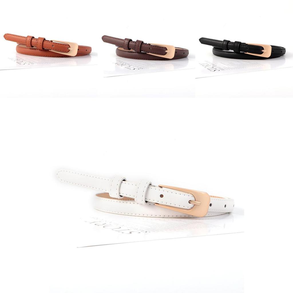 Leather Belt Vintage Women Versatile Decorative Waistband Casual Jeans Strap