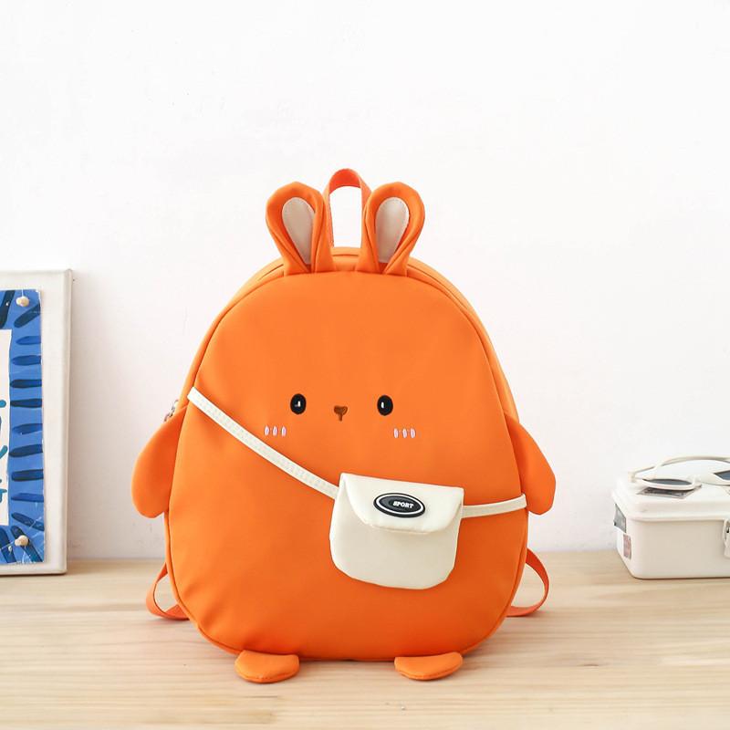 Charming Unisex Toddler Backpack Soft Polyester Lining Fun Animal Pattern School Bag