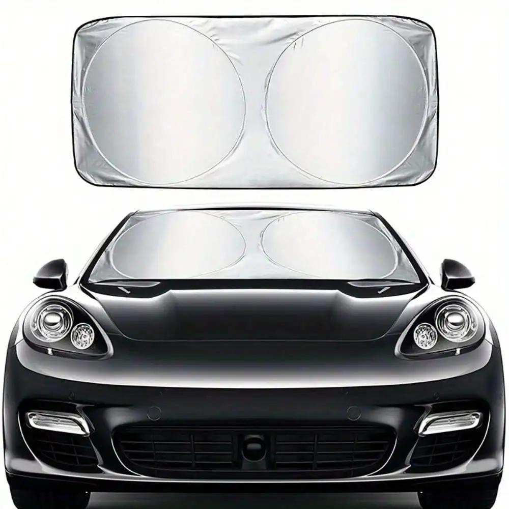 Car Window Sunshade - Folding UV-Protective Windshield Visor (Stylish Car Accessory)