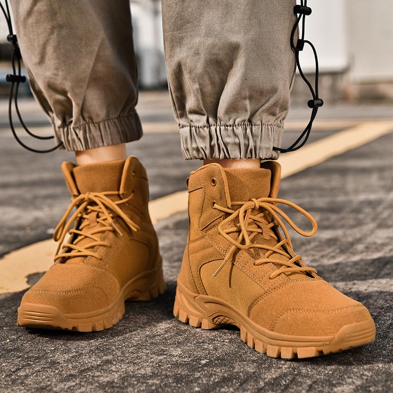 Plus Size Men Boots Outdoor Desert Boots Hiking Boots Ankle Shoes For Men Work Safty Shoes